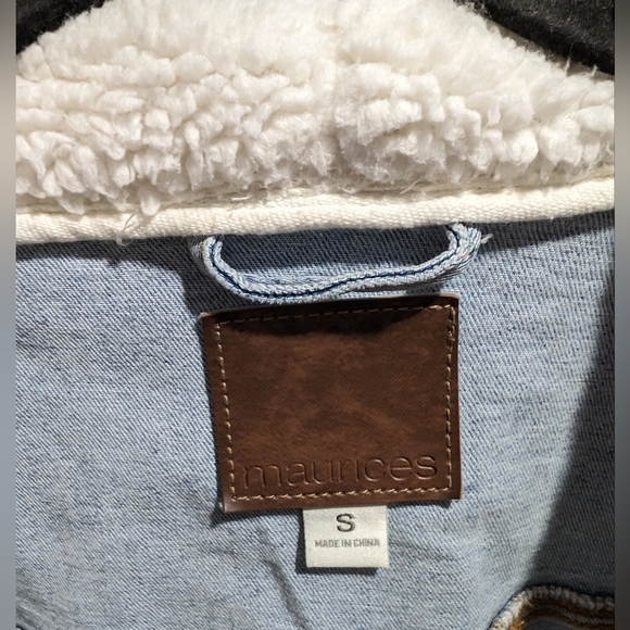 Maurices Sherpa Jean Jacket size S - Picture 2 of 8